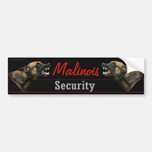 Autocollant De Voiture Adhésif pour pare-chocs de sécurité de Malinois