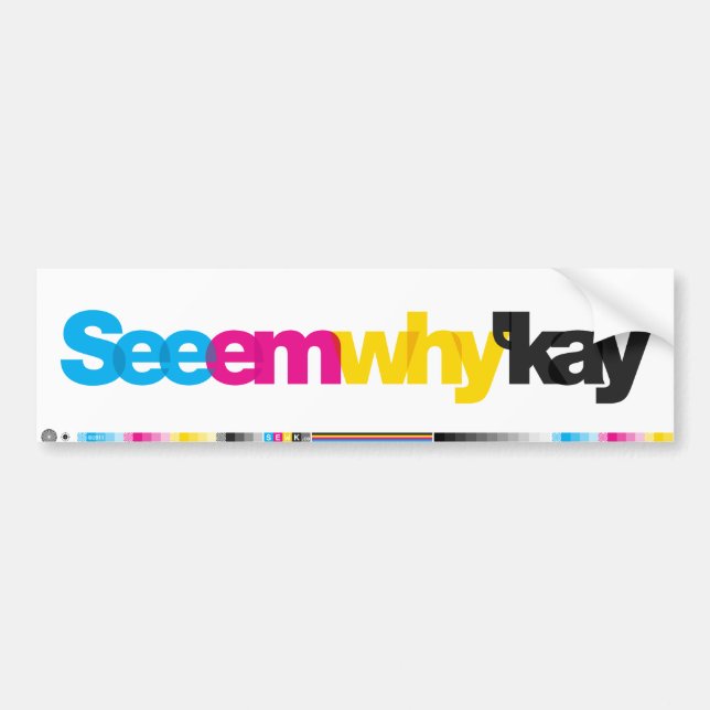 Autocollant De Voiture Adhésif pour pare-chocs de SeeEmWhy'Kay (Devant)