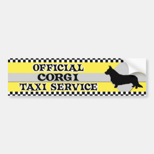 Autocollant De Voiture Adhésif pour pare-chocs de service de taxi de