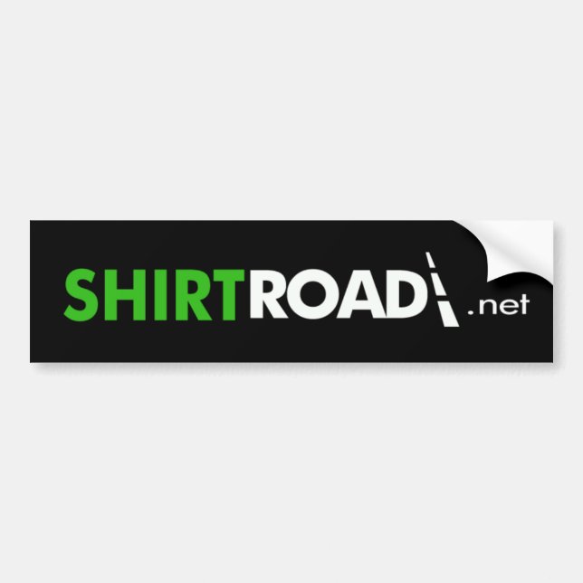 Autocollant De Voiture adhésif pour pare-chocs de ShirtRoad.net (Devant)