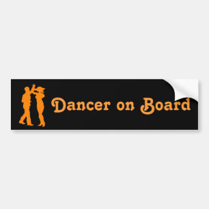 Autocollant De Voiture Adhésif pour pare-chocs de silhouette de danse de