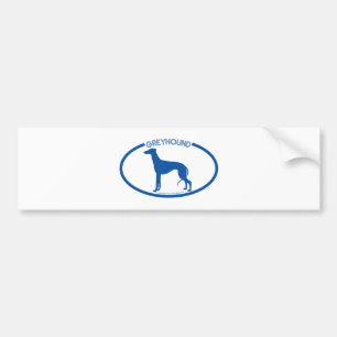 Autocollant De Voiture Adhésif pour pare-chocs de silhouette de lévrier