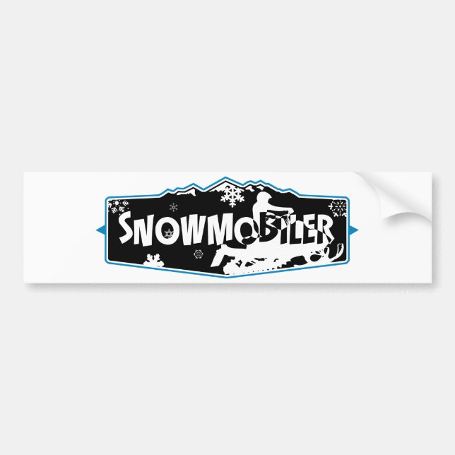 Autocollant De Voiture Adhésif pour pare-chocs de SNowmobiler (Devant)