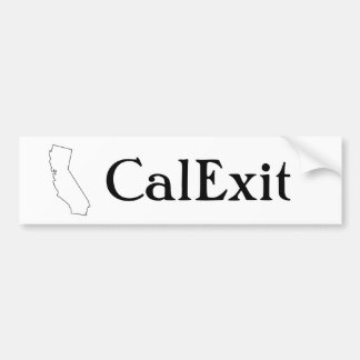 Autocollant De Voiture Adhésif pour pare-chocs de sortie de CalExit la