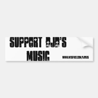 Autocollant De Voiture Adhésif pour pare-chocs de "soutien DJD"