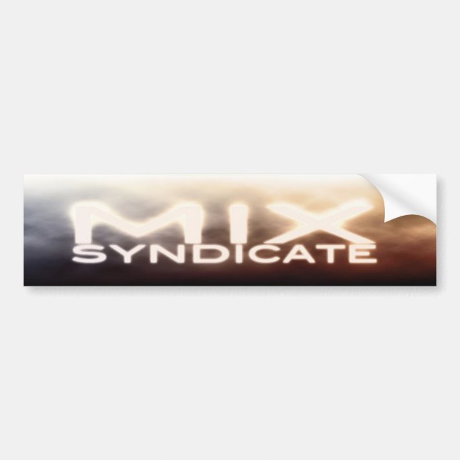 Autocollant De Voiture Adhésif pour pare-chocs de syndicat de mélange (Devant)