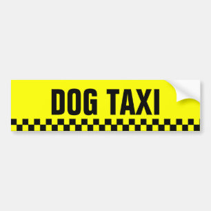 Autocollant De Voiture Adhésif pour pare-chocs de taxi de chien