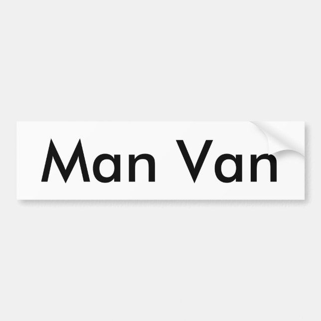Autocollant De Voiture Adhésif pour pare-chocs de Van d'homme (Devant)