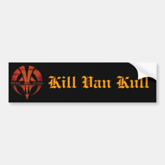 Autocollant De Voiture Adhésif pour pare-chocs de Van Kull de mise à mort