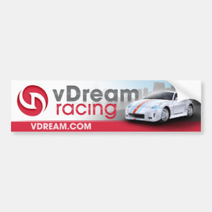 Autocollant De Voiture adhésif pour pare-chocs de vDream (rouge)