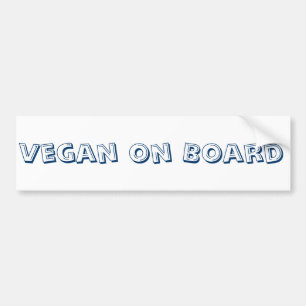 Autocollant De Voiture Adhésif pour pare-chocs de végétalien à bord