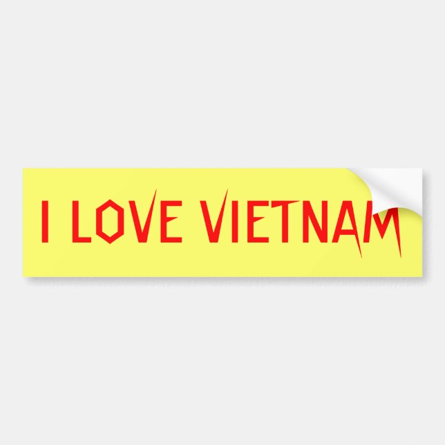 Autocollant De Voiture Adhésif pour pare-chocs de VIETNAM* (Devant)
