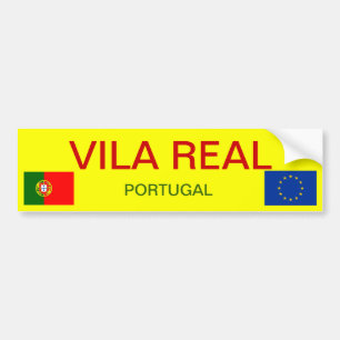 Autocollant De Voiture Adhésif pour pare-chocs de Vila Real (Portugal)