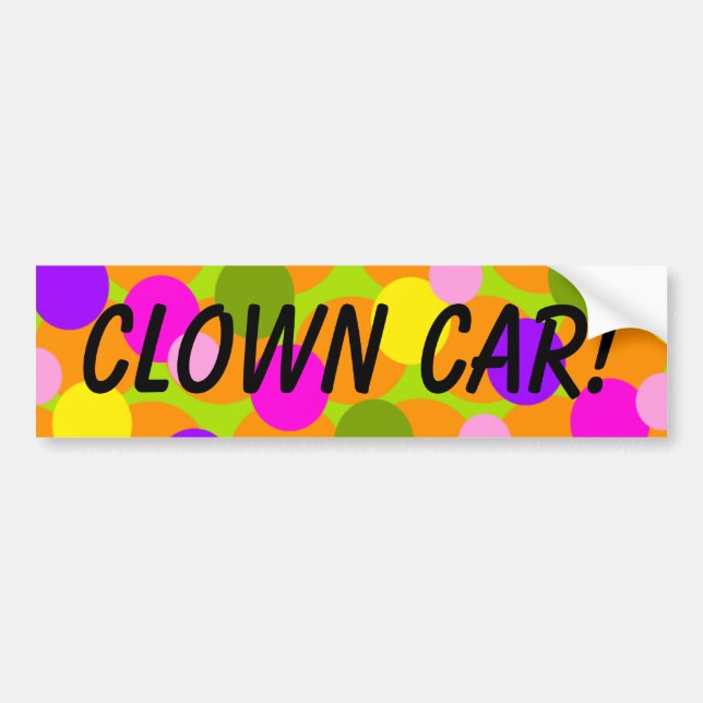 Autocollant De Voiture Adhésif pour pare-chocs de voiture de clown de (Devant)