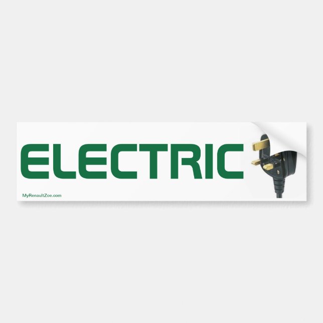 Autocollant De Voiture Adhésif pour pare-chocs de voiture électrique (Devant)