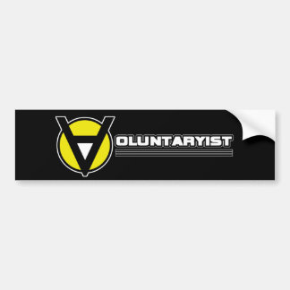 Autocollant De Voiture Adhésif pour pare-chocs de Voluntaryist