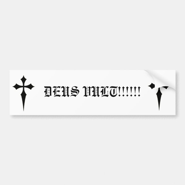 Autocollant De Voiture Adhésif pour pare-chocs de vult de Deus (Devant)