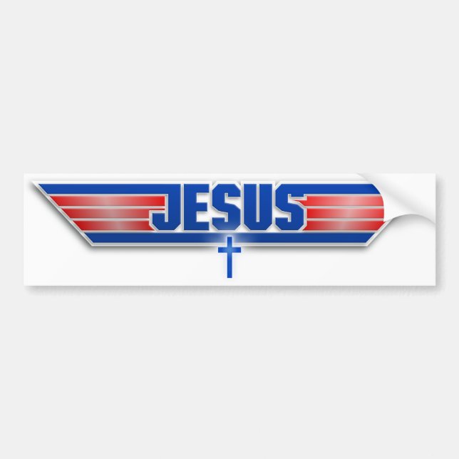 Autocollant De Voiture Adhésif pour pare-chocs de Wingman de Jésus-Christ (Devant)