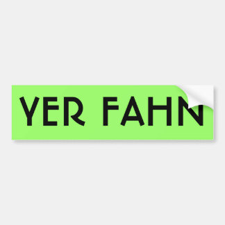 Autocollant De Voiture Adhésif pour pare-chocs de YER FAHN - CHAUX