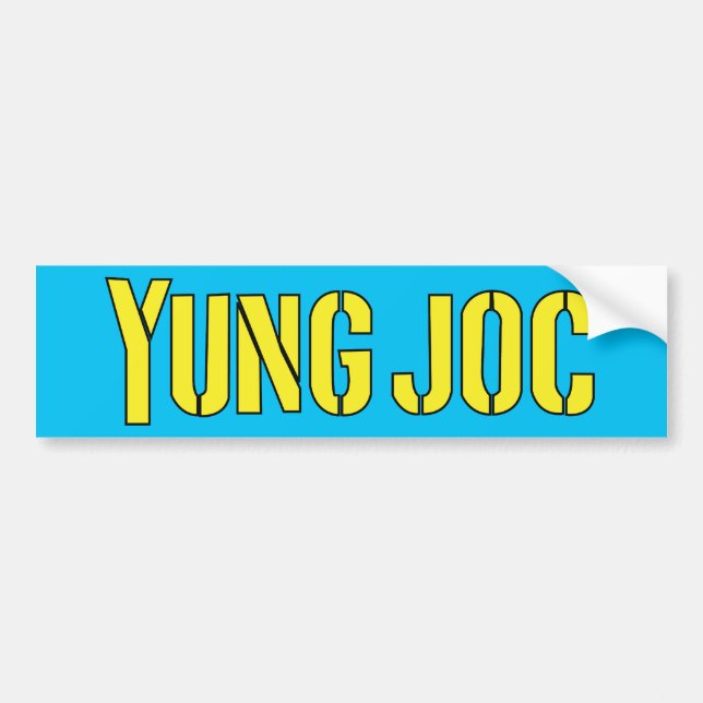 Autocollant De Voiture Adhésif pour pare-chocs de Yung Joc (Devant)