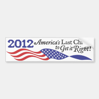 Autocollant De Voiture Adhésif pour pare-chocs d'élection de Romney de