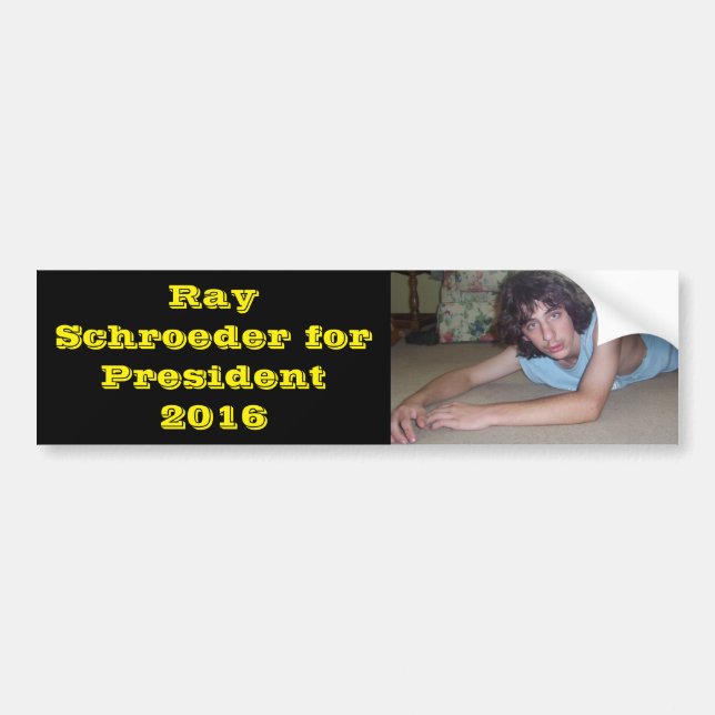 Autocollant De Voiture Adhésif pour pare-chocs d'élection présidentielle (Devant)