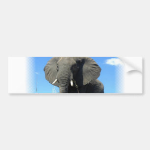 Autocollant De Voiture Adhésif pour pare-chocs d'éléphant africain