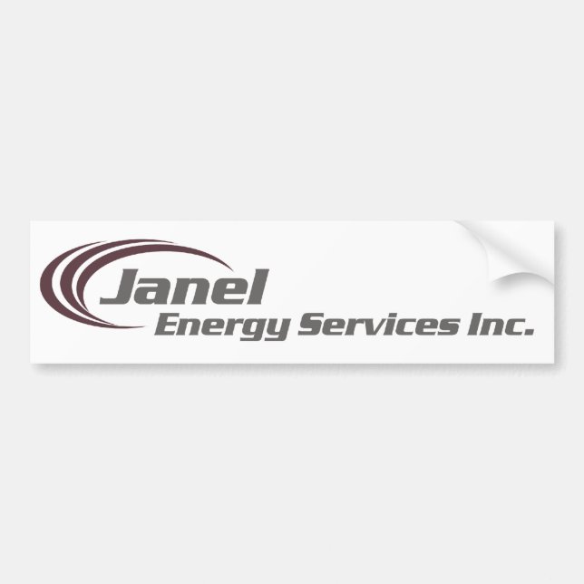 Autocollant De Voiture Adhésif pour pare-chocs d'énergie de Janel (Devant)