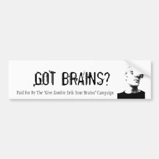 Autocollant De Voiture Adhésif pour pare-chocs d'Erik de zombi