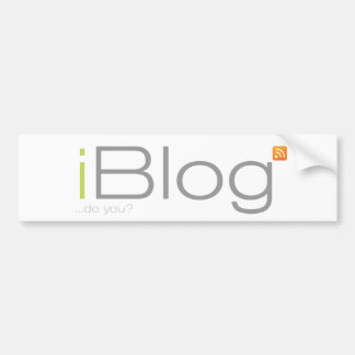 Autocollant De Voiture adhésif pour pare-chocs d'iBlog
