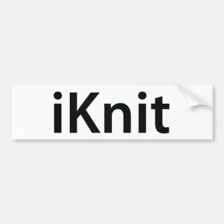 Autocollant De Voiture adhésif pour pare-chocs d'iKnit