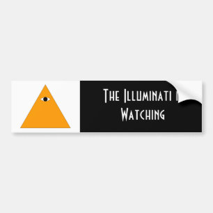 Autocollant De Voiture Adhésif pour pare-chocs d'Illuminati