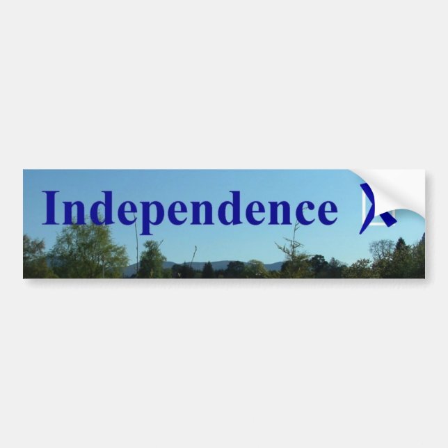 Autocollant De Voiture Adhésif pour pare-chocs d'IndependenceX (Devant)