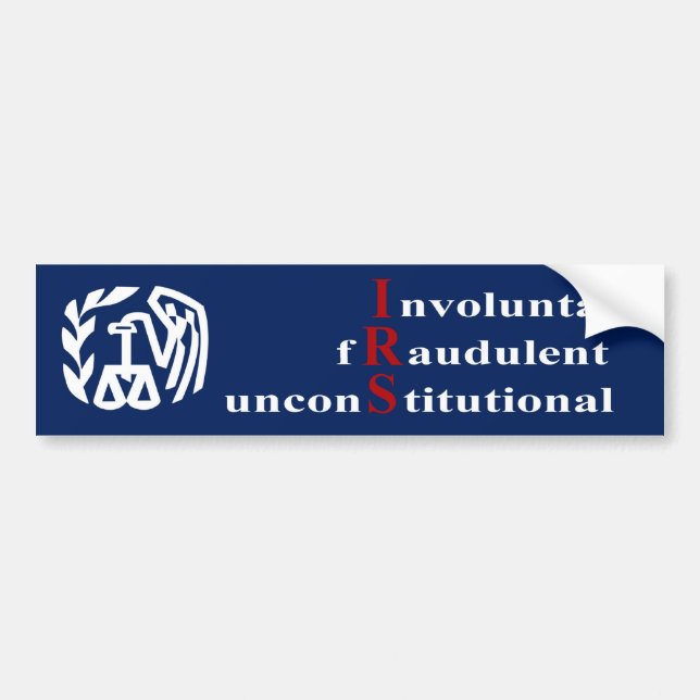 Autocollant De Voiture Adhésif pour pare-chocs d'IRS (Devant)