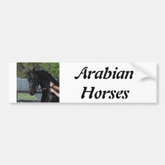 Autocollant De Voiture Adhésif pour pare-chocs disponible de cheval Arabe