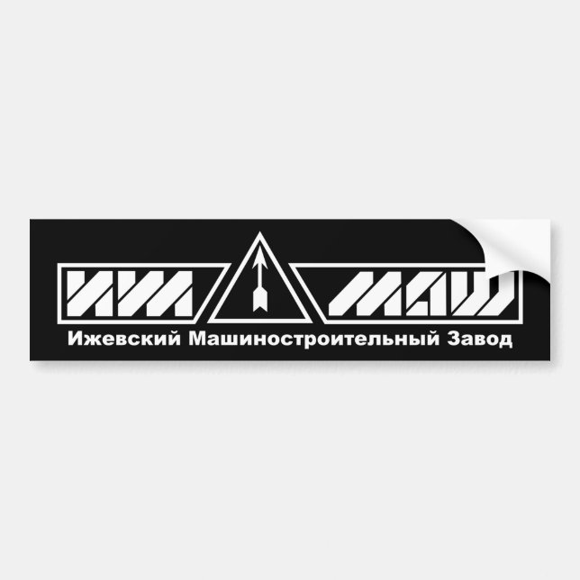 Autocollant De Voiture Adhésif pour pare-chocs d'IZHMASH (Devant)