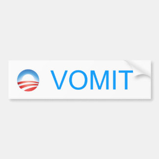 Autocollant De Voiture Adhésif pour pare-chocs d'O-Vomi d'Anti-Obama