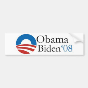Autocollant De Voiture Adhésif pour pare-chocs d'Obama Biden '08