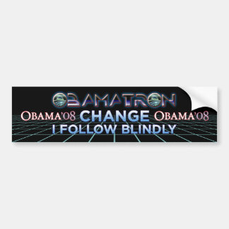 Autocollant De Voiture Adhésif pour pare-chocs d'Obamatron