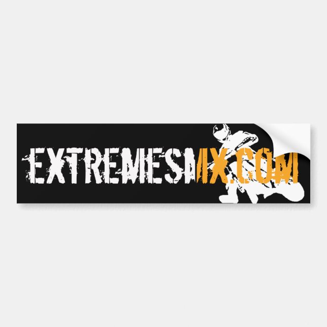 Autocollant De Voiture Adhésif pour pare-chocs d'orange de SMX (Devant)
