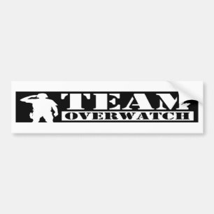 Autocollant De Voiture Adhésif pour pare-chocs d'Overwatch d'équipe