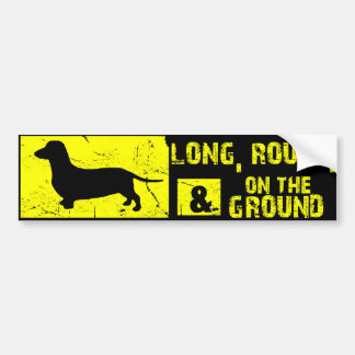 Autocollant De Voiture Adhésif pour pare-chocs drôle de chien de saucisse