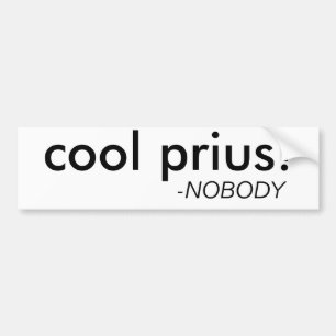 Autocollant De Voiture Adhésif pour pare-chocs drôle "de Prius frais"