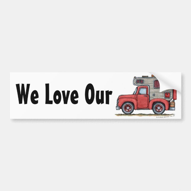 Autocollant De Voiture Adhésif pour pare-chocs du campeur rv de camion (Devant)