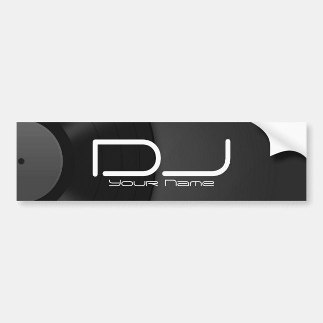 Autocollant De Voiture Adhésif pour pare-chocs du DJ avec l'arrière - (Devant)