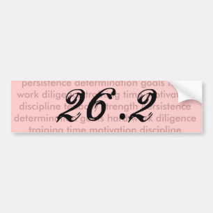 Autocollant De Voiture Adhésif pour pare-chocs du marathon des femmes
