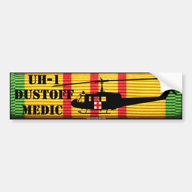Autocollant De Voiture Adhésif pour pare-chocs du MÉDECIN VSM de DUSTOFF (Devant)