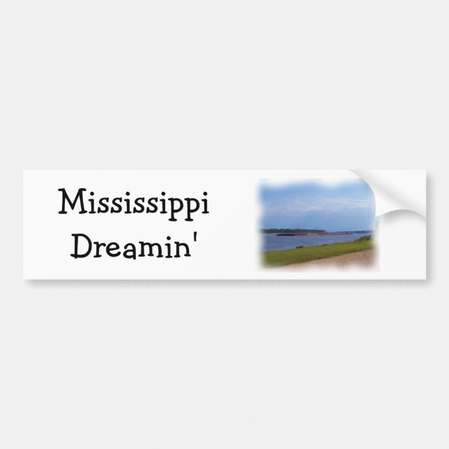 Autocollant De Voiture Adhésif pour pare-chocs du Mississippi (Devant)