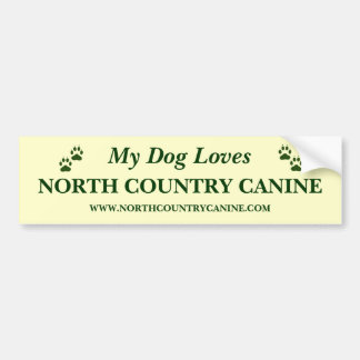 Autocollant De Voiture Adhésif pour pare-chocs du nord de canine de pays