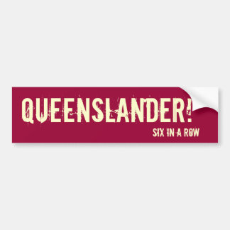 Autocollant De Voiture Adhésif pour pare-chocs du Queensland